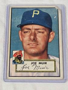 Joe Muir 1952 Topps #154 - Pittsburgh Pirates Vintage Baseball Card
