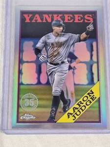 Aaron Judge 2023 Topps Chrome 35th Anniversary Refractor #88BC-1 - New York Yankees Baseball Card