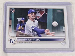 Bobby Witt Jr. Rookie 2022 Topps Rookie Debut #US187 - Kansas City Royals Baseball Card