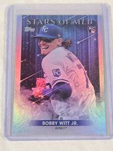 Bobby Witt Jr. Rookie 2022 Topps Stars of MLB Foil #SMLB-82 - Kansas City Royals Baseball Card