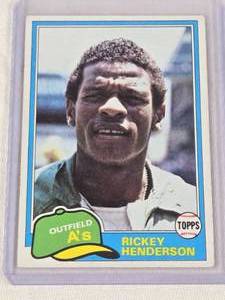 Rickey Henderson 1981 Topps #261 - Oakland Athletics Vintage Baseball Card