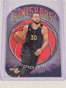Stephen Curry 2025 Topps Finest Finishers Die Cut #F-5 - Golden State Warriors Basketball Card