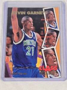 Kevin Garnett Rookie 1996 Fleer Class Encounters Insert #24 - Minnesota Timberwolves Basketball Card