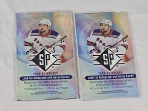 Lot of 2 Unopened Packs 2020-21 SP Hockey Packs