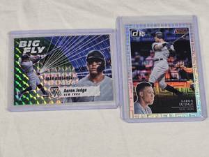 Lot of 2 Aaron Judge Cards - Donruss and Mosaic Prizm Inserts