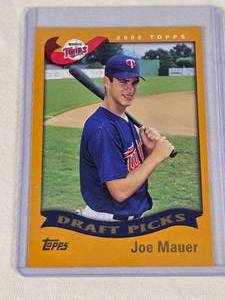 Joe Mauer Rookie 2002 Topps #622 - Minnesota Twins Baseball Card