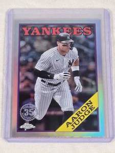 Aaron Judge 2023 Topps Chrome Refractor #88CU-1 - New York Yankees Baseball Card