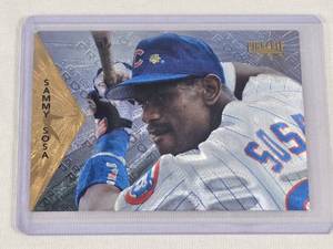 Sammy Sosa RARE Artist Proof 1996 Pinnacle Artists Proof Starburst #53 - Chicago Cubs Baseball Card