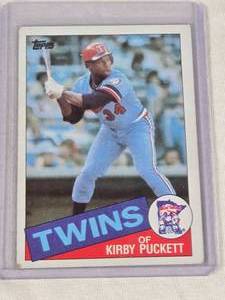 Kirby Puckett Rookie 1985 Topps #536 - Minnesota Twins Baseball Card Vintage