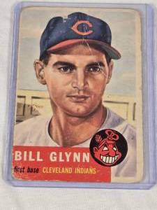 Bill Glynn 1953 Topps #171 - Cleveland Indians Vintage Baseball Card