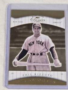 Phil Rizzuto Gold 2001 Donruss Classics Legend #10 and Numbered 1701755 - New York Yankees Vintage Baseball Card