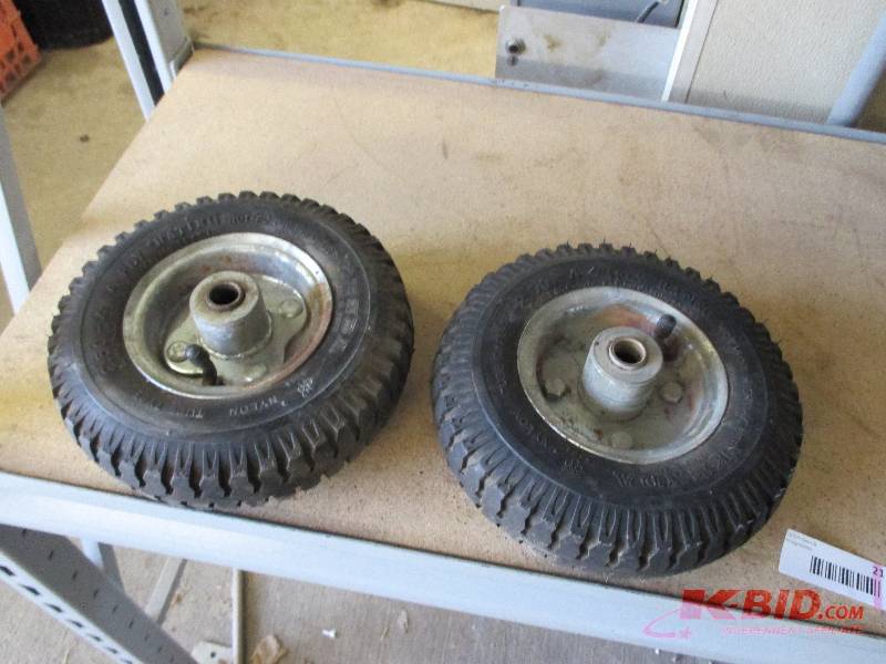 2 2.50-4 rims and tires