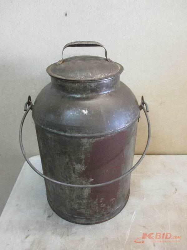 Antique cream can