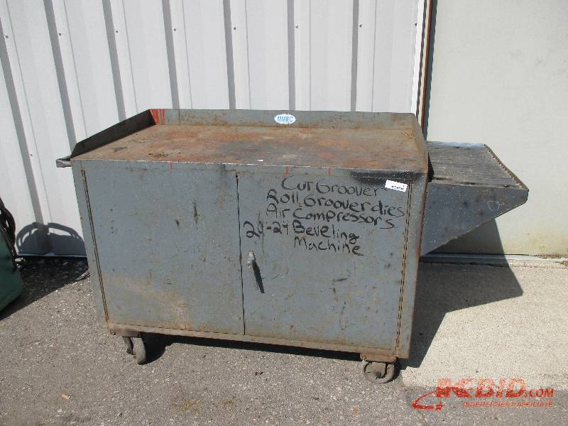 Large shop cabinet cart