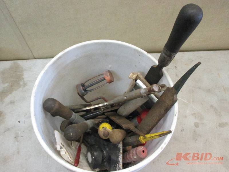 Pail of tools