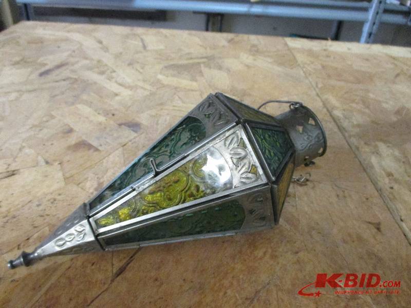 Stained glass hanging