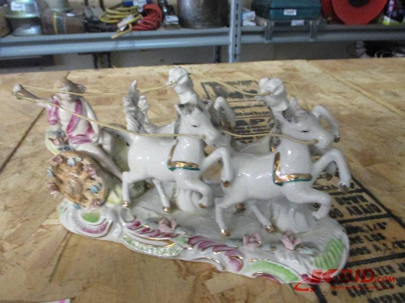 Porcelain chariot