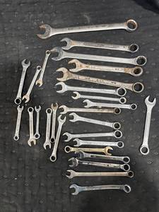 Assorted Steel Wrench Lot
