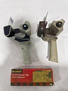 Scotch Tape Dispensers & Box