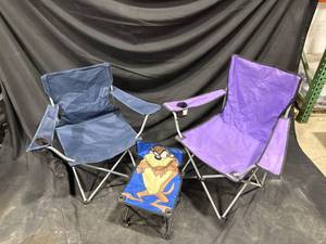Folding Chairs Set (3)