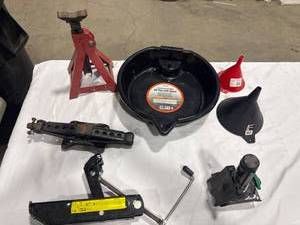 Automotive Jacks, Pan, Funnels