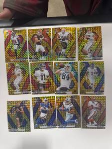 Mosaic Football Trading Cards Lot