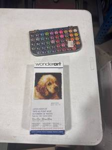 Latch Hook Kit & Watercolor Set