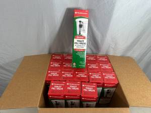 New Case of 19 Fluidmaster Universal Toilet Valve Kit