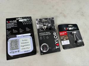 New Taylor Cooking Thermometers and Timer