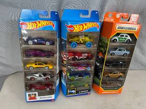 New Hot Wheels and Matchbox Cars