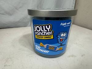 New Jolly Rancher Blue Raspberry Triple Wick Scented Candle