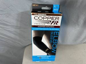 New Copper Fit Compression Elbow Sleeve - Large