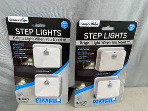 4 New Motion Activated Step Lights