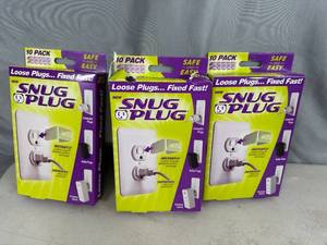 3 New Boxes of Snug Plug Outlet Repair Sleeves