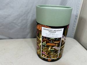 New Midnight Meadow 500 pc Puzzle with Framable Art Print