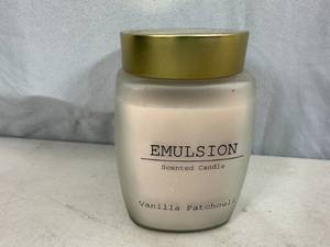 New Soy Emulsion Scented Candle - Vanilla Patchouli