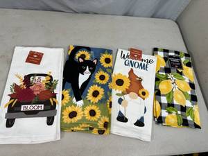 4 New Very Cute Kitchen Towels