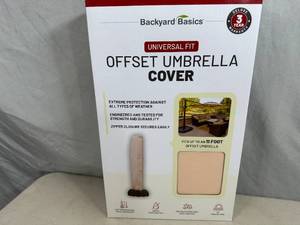New Backyard Basics Offset Umbrella Cover