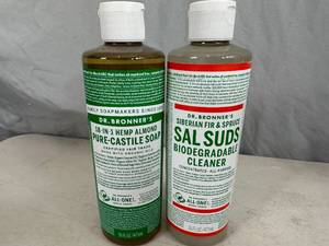 New Dr. Bronners Liquid Soaps
