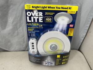 New Over Lite Remote Controlled  Motion Activated Light Fixture
