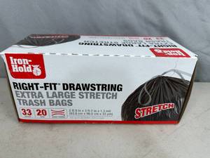 New Box of 33 Gallon Trash Bags