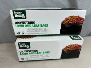 2 New Boxes of 39 Gallon Lawn and Leaf Bags