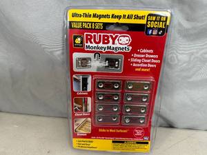 8 New Pairs of Ruby Monkey Magnets