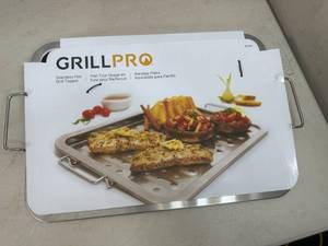 New Grill Pro Stainless Steel Flat Grill Topper Pan