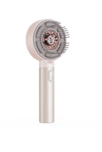 TYMO Trithera Scalp Therapy Red Light Massage Brush Hair Champagne Pink