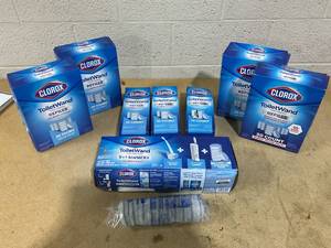 LOT OF 9 Clorox Toilet Wand & Refills