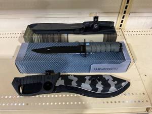 LOT OF 4 Tactical Edge & Survival Blade Knives