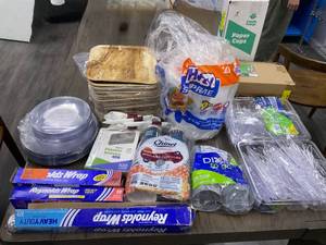 LOT OF Disposable Kitchen Merchandise