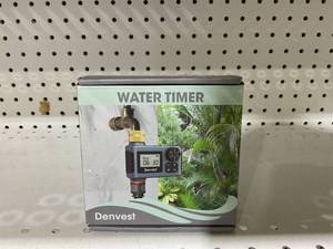Denvest Hose Water Timer With Brass Inlet, Water Timer For Garden Hose Faucet, Sprinkler Timer Outdoor (Missing Hose Connector)