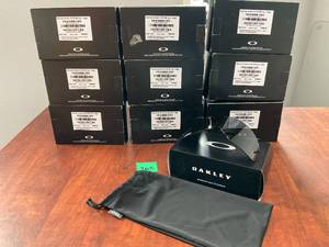 LOT OF 9 OAKLEY O-FRAME 2.0 PRO MX GOGGLE REPLACEMENT LENS DARK GREY